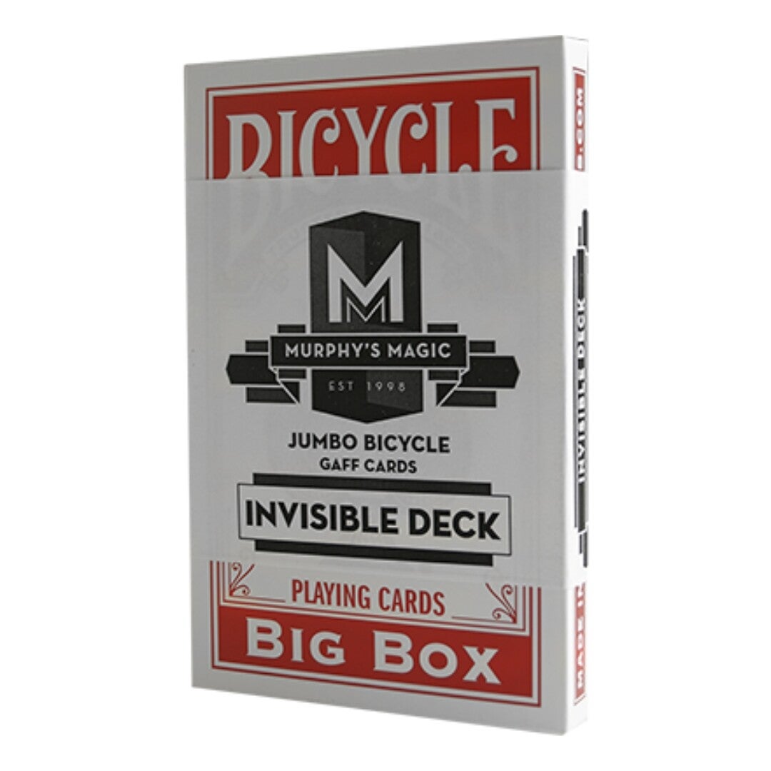 Jumbo Invisible Deck Bicycle (Red)