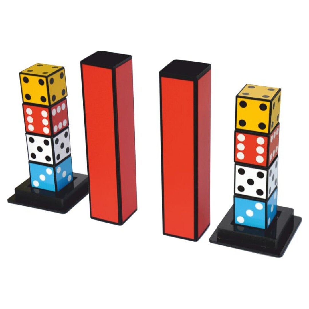 TWIN DICE TOWERS by Joker Magic