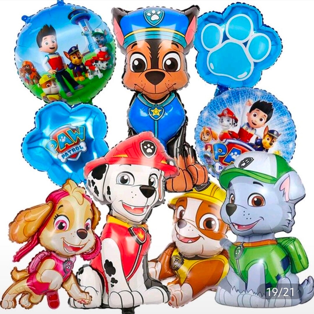 Paw Patrol set * 9 delig