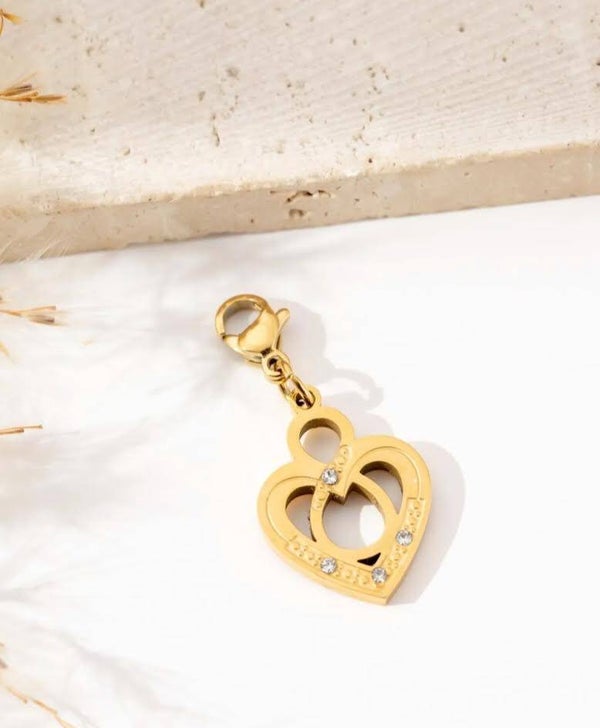 coeur avec brillant