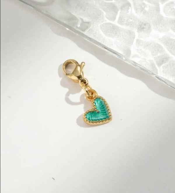 coeur turquoise