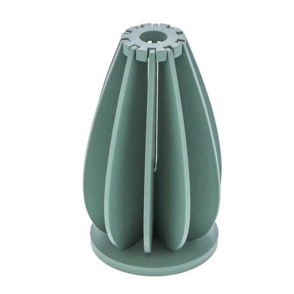 "Rutty" 3D support pour fleurs séchées smokey green Référence: HOU35976SGR