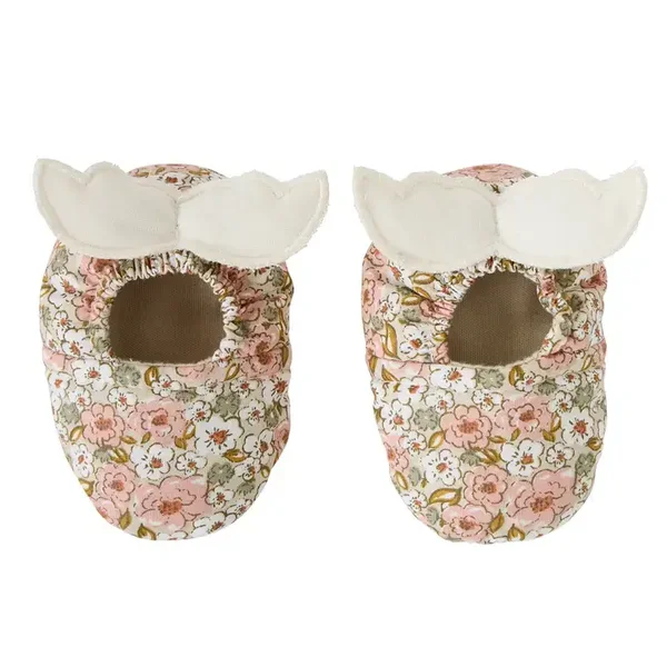 Chaussons avec ailes d'ange - imprimé liberty