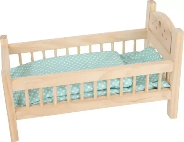 Lit de poupée nature | Meubles de poupée | Jouets en bois  small foot small foot
