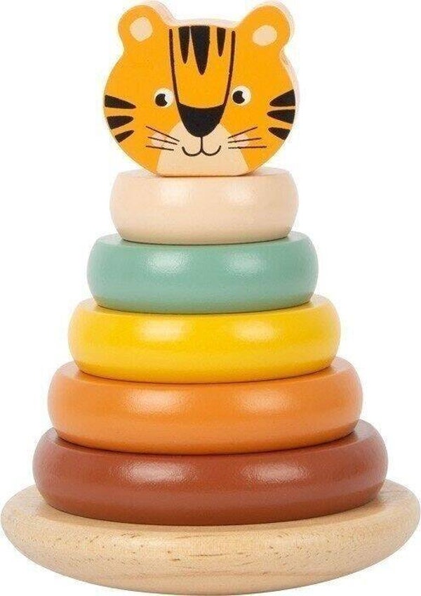Tour empilable Tigre « Safari » | Jouets de motricité | Jouets en bois  small foot small foot