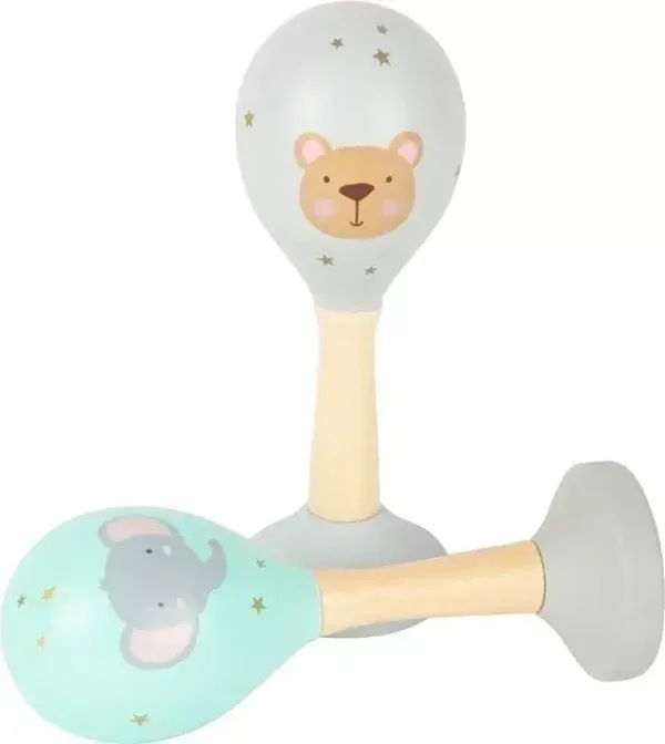 Hochets musicaux pastel | Jouets à saisir, hochets | Jouets en bois  small foot small foot
