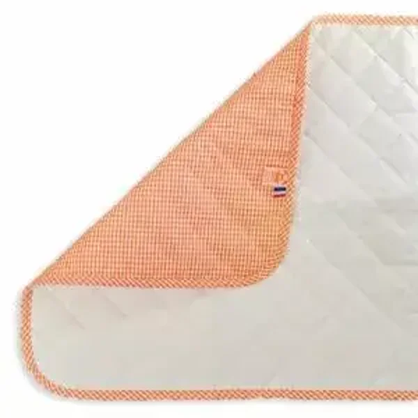 Tapis à Langer Nomade Lubiana en Coton Bio Vichy  PAPATE PAPATE