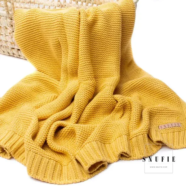 Couverture bébé | TRICOT | Oker