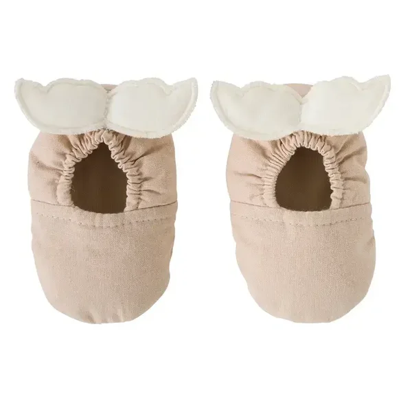 Chaussons avec ailes d'ange - Biscuit