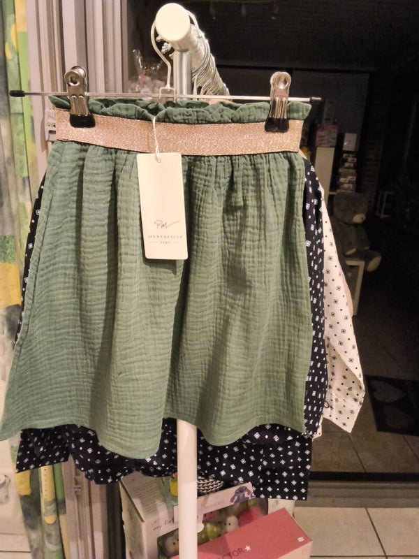 Jupe vert kaki