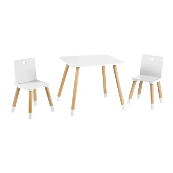 Ensemble de mobilier enfant ROBA, table et 2 chaises pour enfants