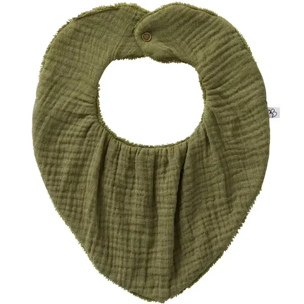 Bavoir-bandana réversible - Fougère