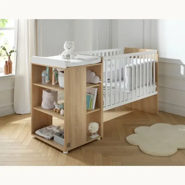 LIT COMBINE EVOLUTIF 120x60 BLANC NOVA BLANC LIN NOVA