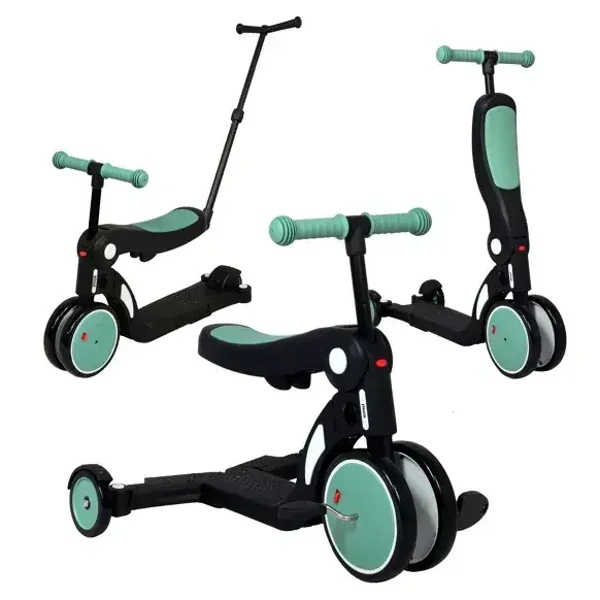 SCOOTIZZ Draisienne, tricycle et trottinette évolutive 5 en 1 avec barre de direction  Looping Looping