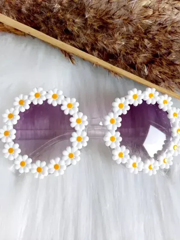 Lunettes de soleil enfants Madelief blanc | lunettes de soleil pour enfants  Happy by Lies Happy by Lies
