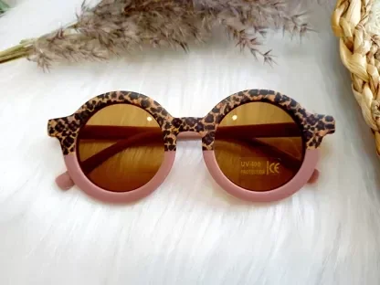 Lunettes de soleil Retro léopard marmotte enfants | Lunettes de soleil enfants  Happy by Lies Happy by Lies