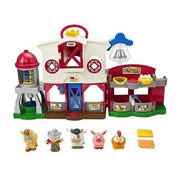 Mattel - réf : GXF15 - Fisher-Price - Coffret Little People - Les Animaux de la Ferme avec Lumières et musiques, en anglais et en français - Jouet d'Éveil Progressif - De 1 à 5 ans  Mattel Mattel