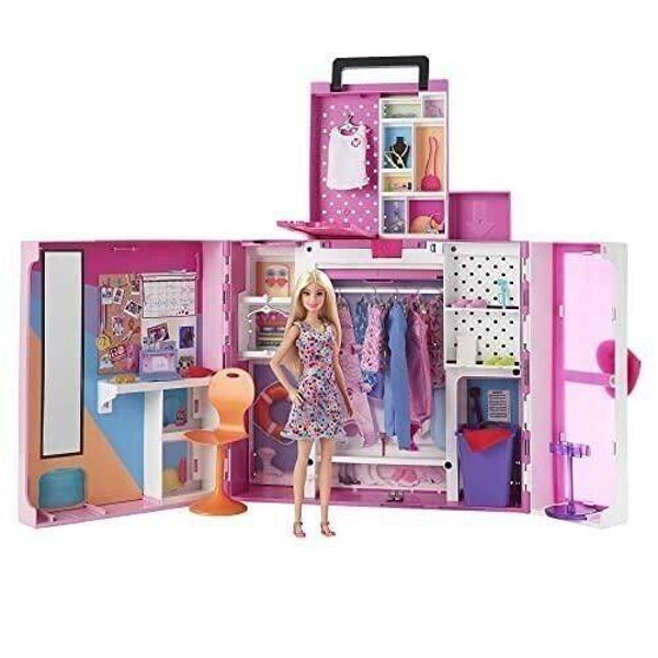 Mattel - réf : HGX57 - Barbie - Coffret Dressing Deluxe de Barbie - Poupée mannequin - Dès 3 ans  Mattel Mattel