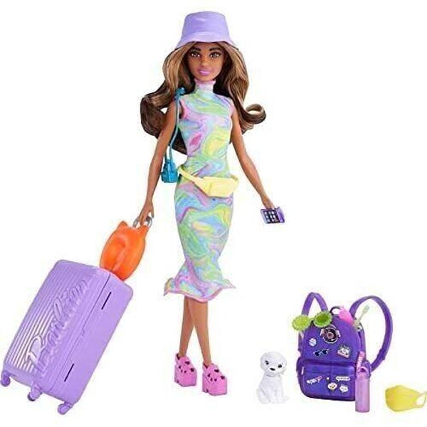 Mattel - réf : HKB05 - Barbie - Coffret Teresa voyage - avec poupée et chiot  Mattel Mattel