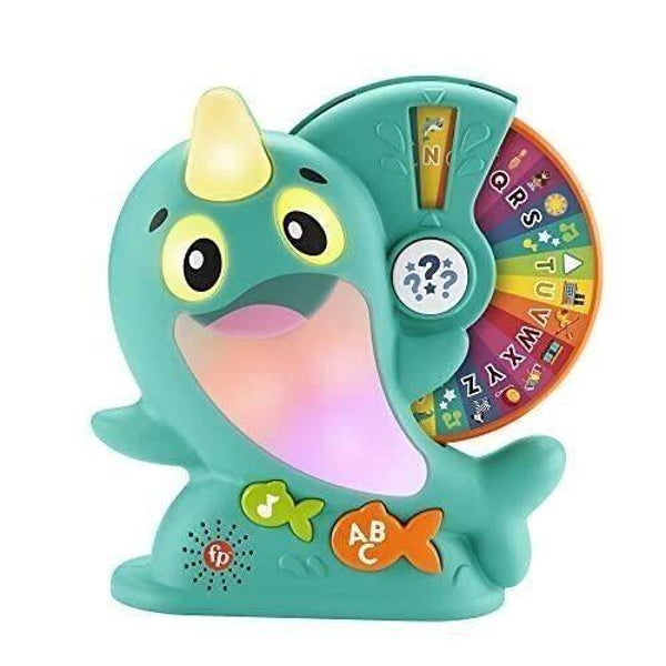 Mattel - HRC56 - Fisher-Price - Linkimals - Solal Le Narval - Jouet D’Éveil Musical en Français - Activités ludo éducatives - Jouet interactif - à partir de 18 mois  Mattel Mattel