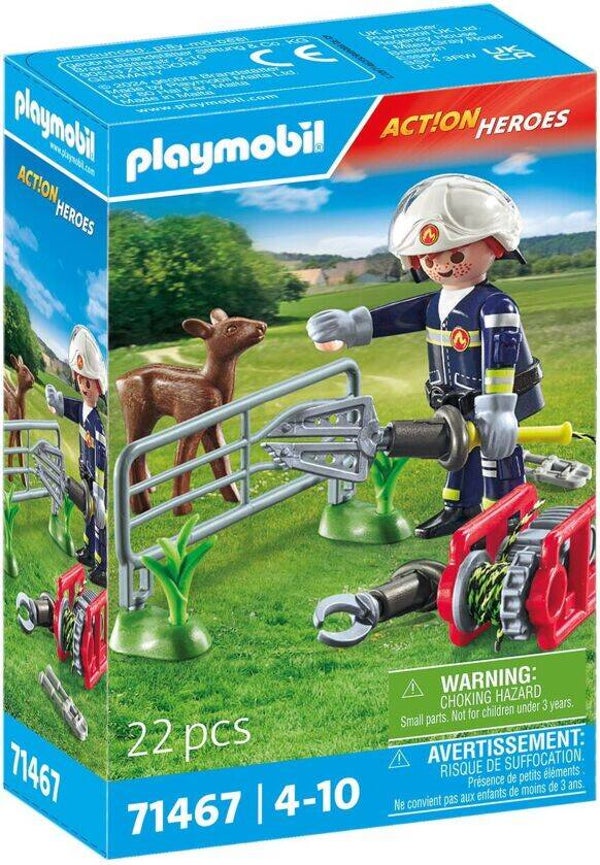 Playmobil 71467 - Pompier Et Faon à Sauver  Playmobil® Playmobil®