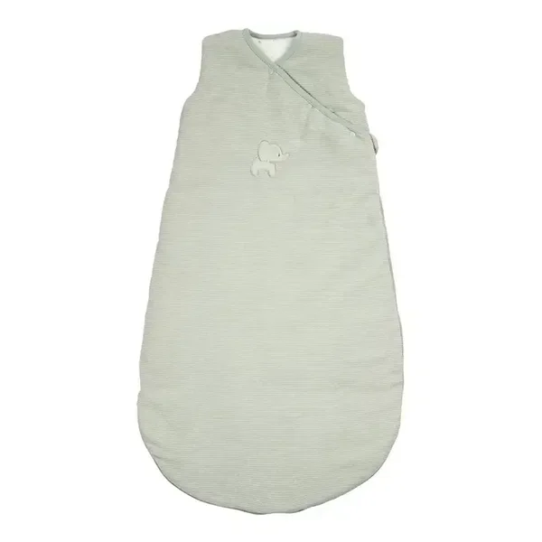 Nouveau  Sac de couchage LouLou 90 cm - Sac de couchage pour bébé en velours - TOG 2,5 - Vert