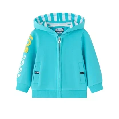 Sweat bébé garçon bleu avec lettres  Newness Kids Newness Kids