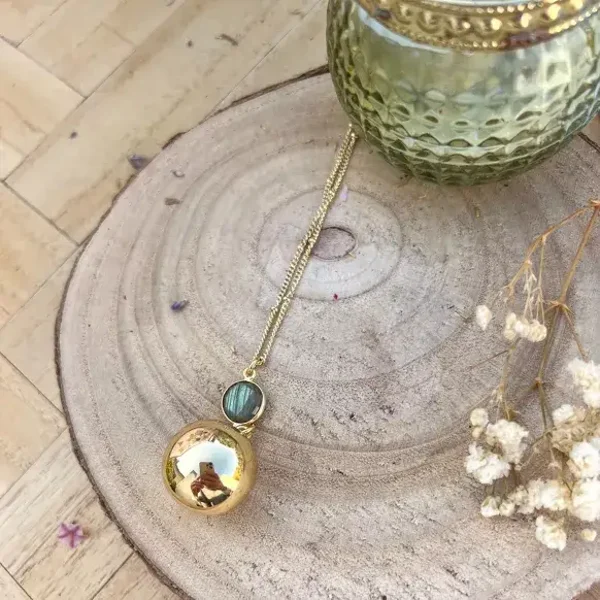 Bola de grossesse éclat Labradorite  à mes copines à mes copines