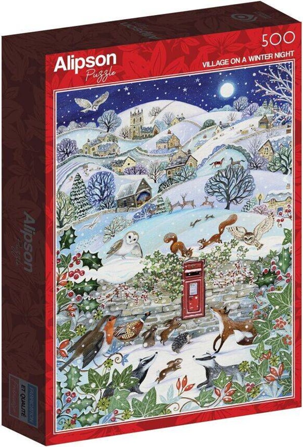 ALIZE GROUP -Puzzle 500 Pièces Village Sous La Neige  Partenariats Marques WDK Partenariats Marques WDK