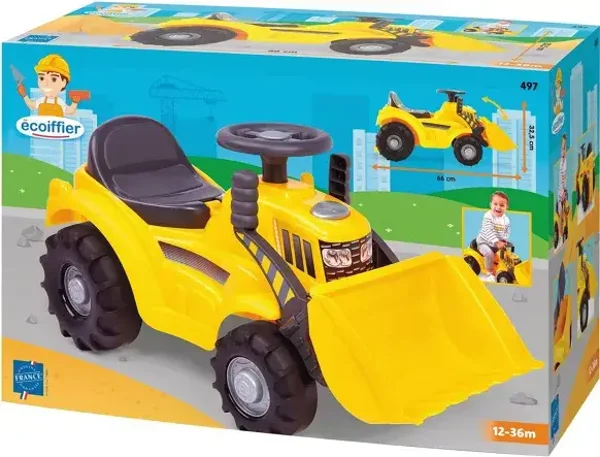 JOUETS ECOIFFIER - Porteur Tractopelle Abrick  Partenariats Marques WDK Partenariats Marques WDK