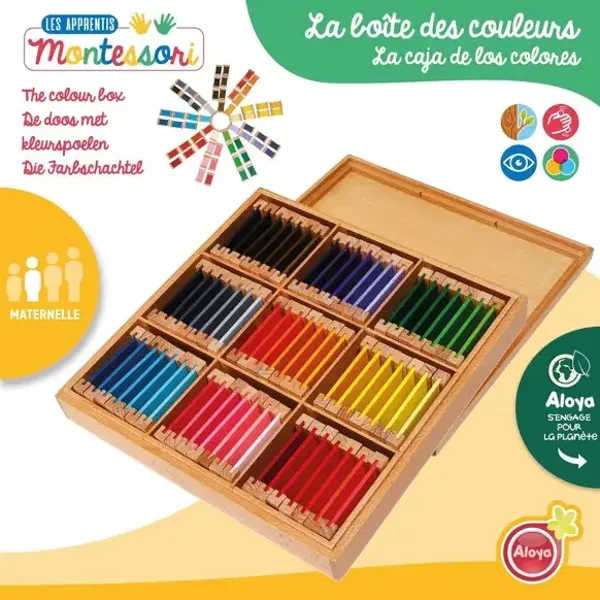 LG DISTRIBUTION - L'Apprentissage Des Couleurs Bois  Partenariats Marques WDK Partenariats Marques WDK