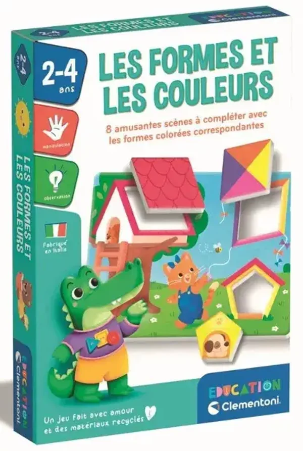 CLEMENTONI - Les Formes Et Les Couleurs  Partenariats Marques WDK Partenariats Marques WDK