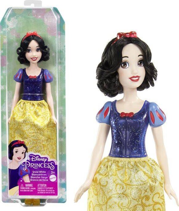 Mattel - Réf : HLW08 - Princesses Disney Poupée Blanche-Neige articulée avec tenue scintillante et accessoires dont chaussures et serre-tête, Jouet Enfant, Dès 3 ans  Mattel Mattel