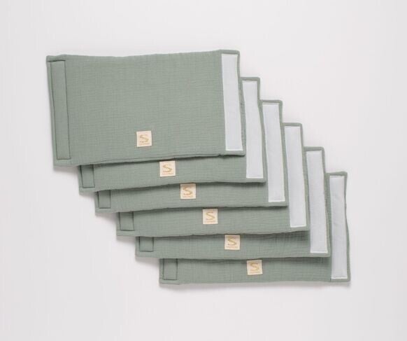 Protections de barreaux de lit en coton - UNI SAUGE  Sauthon