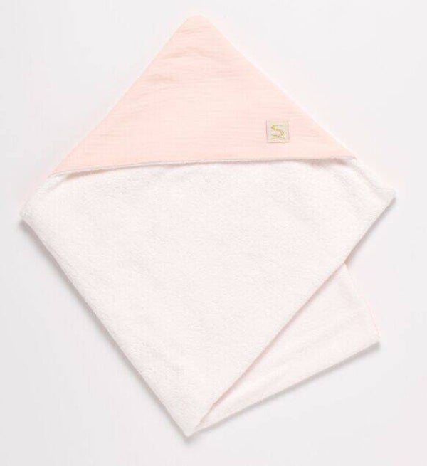 Sortie de bain en double gaze de coton et éponge - UNI PETALE