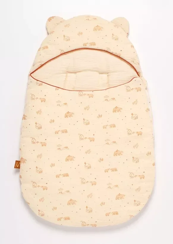 Nid d'ange gaze de coton 5 attaches - ORSINO  Sauthon Sauthon