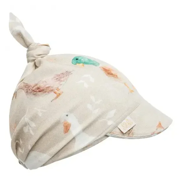 Foulard à visière noué en bambou -