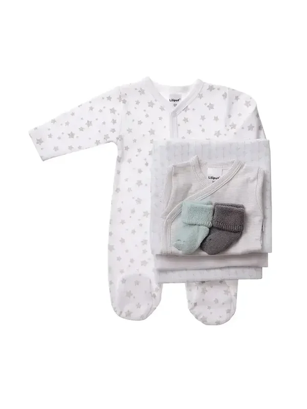 Ensemble bébé 7 pièces avec motifs étoiles