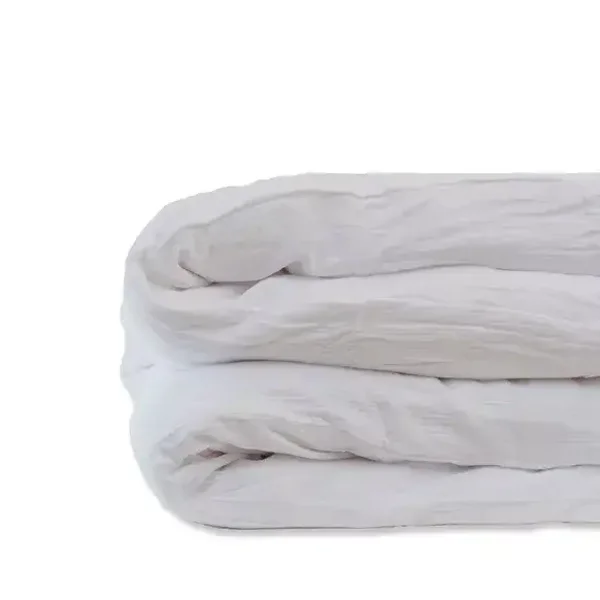 Housse de Couette en Coton Bio Blanc  PAPATE PAPATE