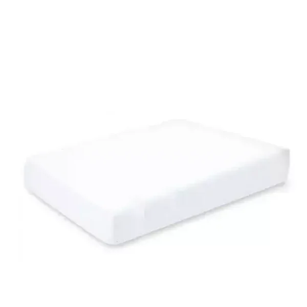 Draps Housse en Coton Bio Blanc  PAPATE PAPATE