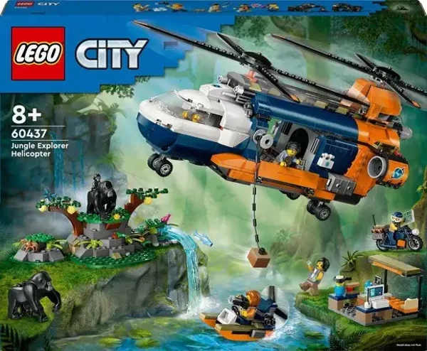 LEGO 60437 - L’hélicoptère de l’explorateur de la jungle au camp de base  Lego Lego