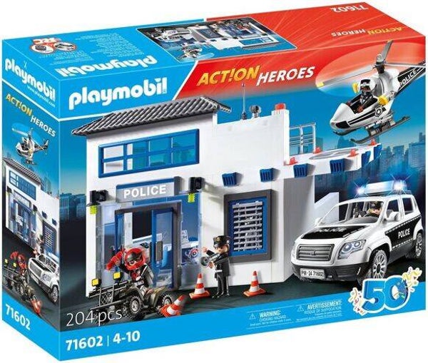 Playmobil 71602 - Poste De Police Et Véhicules  Playmobil® Playmobil®