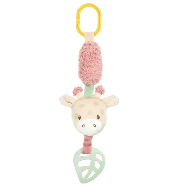 Nouveau  Jouet d'activité sonore Girafe Gina - Hochet suspendu - 28 cm - Multicolore