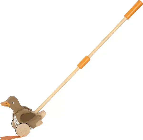 Canard animal à pousser avec tête mobile FSC 100% | Jouet à pousser | Jouets en bois  small foot small foot