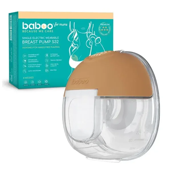 Tire-lait électrique portable mains libres BABOO®, cacao