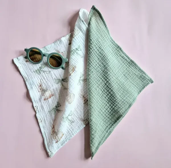 Lot de 2x Chiffons Hydrophiles 30x30cm - Lapin