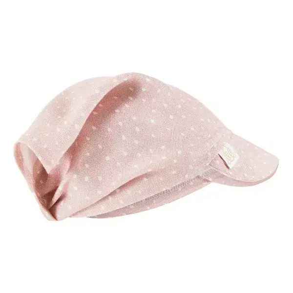 Écharpe visière en bambou - bande élastique - Pierres roses