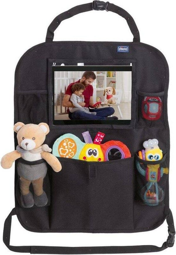 Organiseur de siège de voiture Chicco Zwart avec support pour tablette C0607988695
