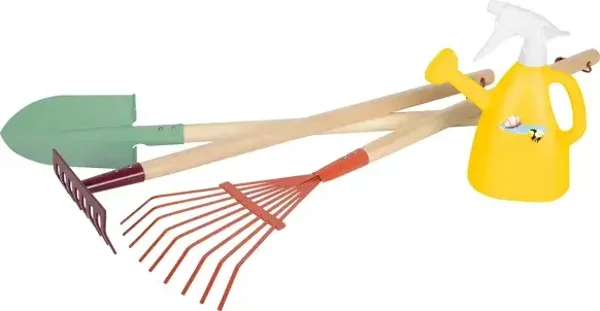 Ensemble d'outils de jardinage avec arrosoir « petit jardin » | Jouets de jardin | Jouets en bois  small foot small foot