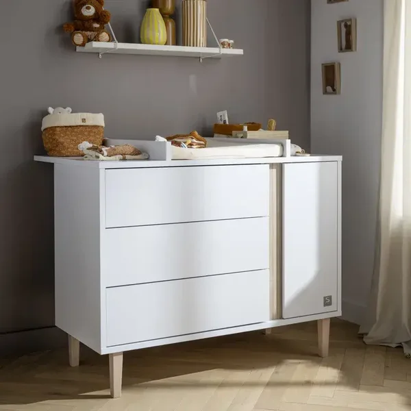 COMMODE 3 TIROIRS 1 PORTE PALOMA